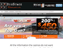 Tablet Screenshot of bigstackblackjack.info